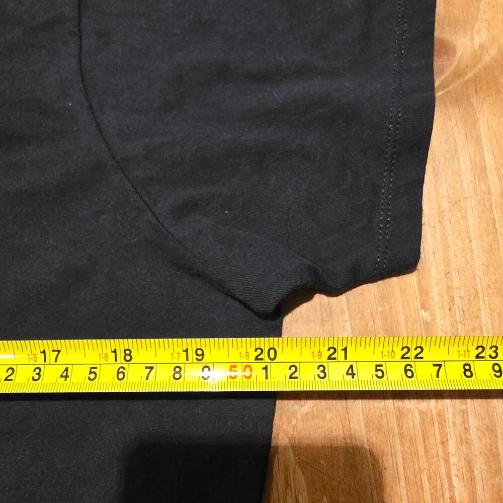 Womens XL MTV Black T-Shirt Short Sleeve Port Authority Cotton - Picture 6 of 7